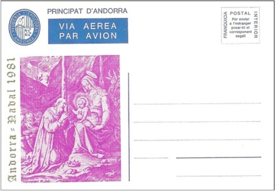 Doc 11 - aérogramme noël 1981