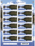 Etang des truites - feuille de 12