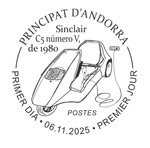 Cachet Sinclair C5 numéro V de 1980