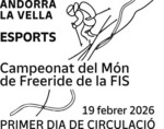 Cachet 1er jour BE Championnat du Monde FIS Freeride