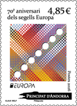 TP 70 ans Timbres Europa