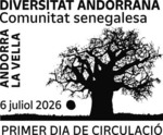 Cachet 1er jour BE Communauté Sénégalaise
